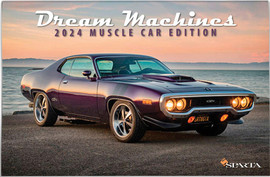 Dream Machines- Muscle Car Edition 2024 Wall Calendar  Main  