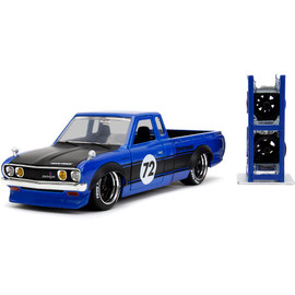 1972 Datsun 620 Pickup - Blue W/Rack 1:24 Scale Main  