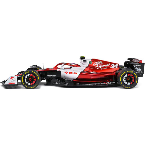 2022 Alfa Romeo F1 C42 Z.Guanyu White Canada GP 2022 1:18 Scale Alt Image 1