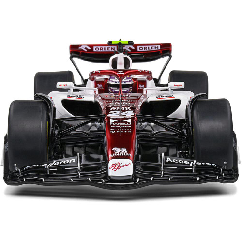 2022 Alfa Romeo F1 C42 Z.Guanyu White Canada GP 2022 1:18 Scale Alt Image 2