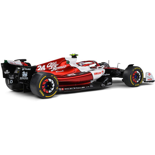 2022 Alfa Romeo F1 C42 Z.Guanyu White Canada GP 2022 1:18 Scale Alt Image 4