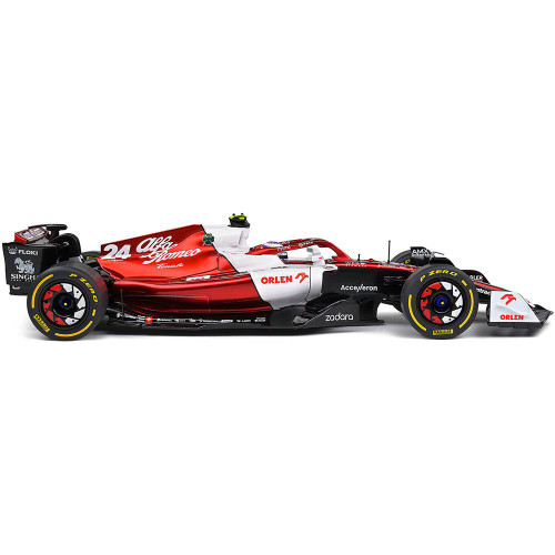 2022 Alfa Romeo F1 C42 Z.Guanyu White Canada GP 2022 1:18 Scale Alt Image 5