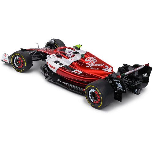 2022 Alfa Romeo F1 C42 Z.Guanyu White Canada GP 2022 1:18 Scale Alt Image 6