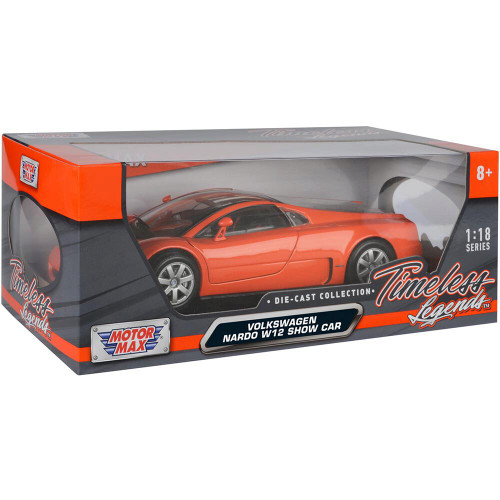 VW Nardo W12 - Metallic Orange 1:18 Scale Alt Image 1