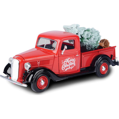 1937 Ford Holiday Pickup - Red 1:24 Scale Main Image