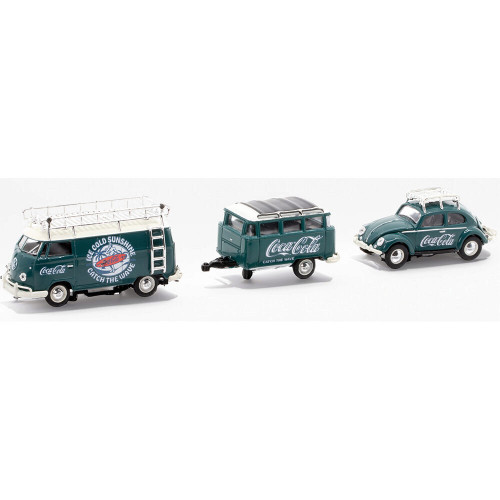 1960 VW Van & 1953 Beetle - Coca-Cola 1:64 Scale Main Image