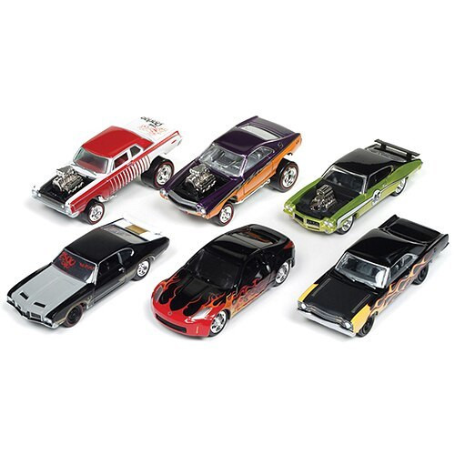 Johnny Lightning Lightning Round Street Freaks Collection 164 Scale Diecast Model by Johnny Lightning 17372NX Johnny Lightning Lightning Round Street Freaks Collection 164 Scale Diecast Model by Johnny Lightning 17372NX