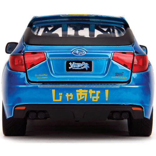 2012 Subaru Impreza WRX STI w/Sonic The Hedgehog 1:24 Scale Alt Image 3