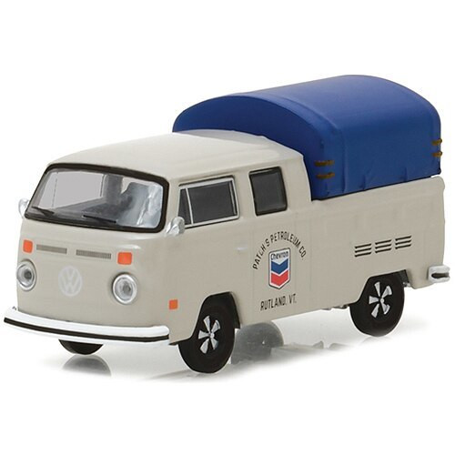 Greenlight 1974 VW Chevron Double Cab Pickup with Canopy 164 Scale Diecast Model by Greenlight 17016NX Greenlight 1974 VW Chevron Double Cab Pickup with Canopy 164 Scale Diecast Model by Greenlight 17016NX
