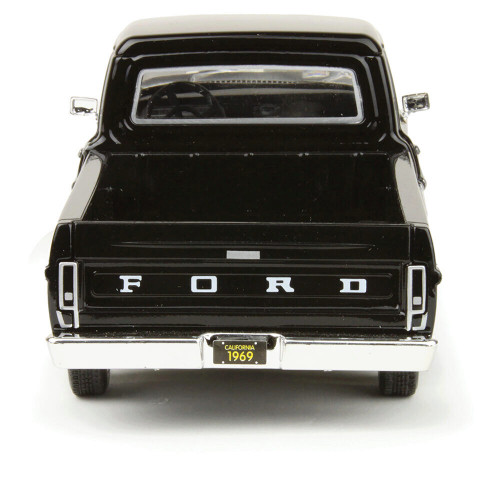 1969 Ford F-100 Pickup - black 1:24 Scale Alt Image 2