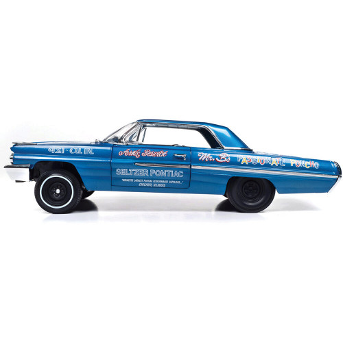 1962 Pontiac Catalina Hardtop Legends of the Quarter Mile Ensign Blue 1:18 Scale Alt Image 3