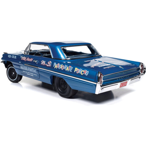 1962 Pontiac Catalina Hardtop Legends of the Quarter Mile Ensign Blue 1:18 Scale Alt Image 5