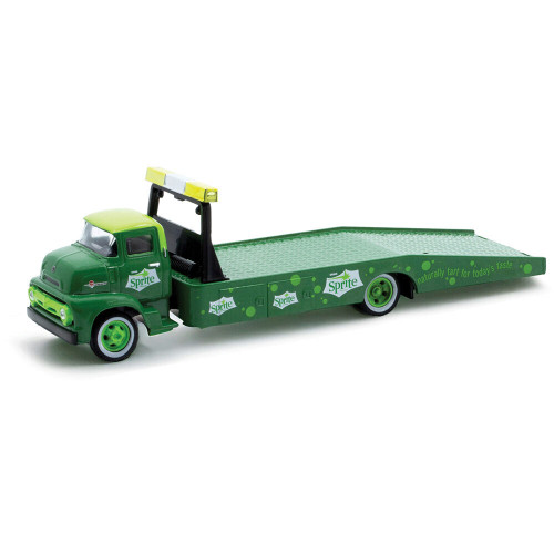 1956 Ford COE Ramp Truck & 1932 Ford Deuce Coupe - Sprite 1:64 Scale Alt Image 1
