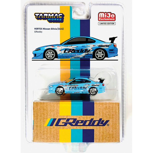 最終値下げ！！S-15 SILVIA NISSAN Tricolore　1/10 Vertex Nissan Silvia (S15) GReddy Special Limited Edition 1:64
