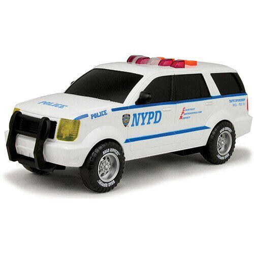 Daron NYPD Motorized SUV with Lights and Sound Diecast Model by Daron 18444NX Daron NYPD Motorized SUV with Lights and Sound Diecast Model by Daron 18444NX
