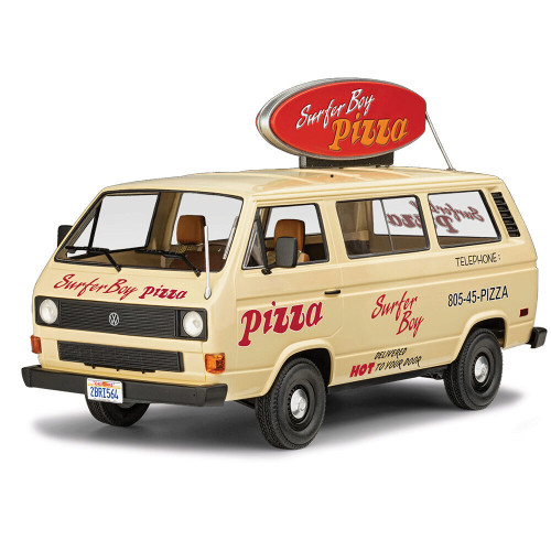 VW T3 Pizza Van - Stranger Things Model Kit Alt Image 1
