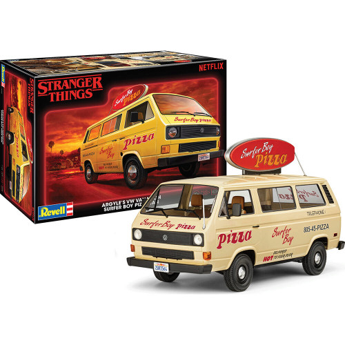 VW T3 Pizza Van - Stranger Things Model Kit Alt Image 6