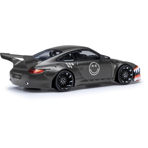 Old and New Porsche 997 - Grey 1:43 Scale Alt Image 1