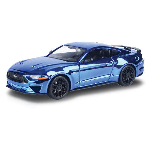 2018 Ford Mustang GT - Custom Wrap Blue 1:24 Scale Main Image