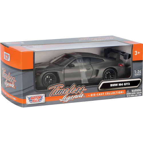 BMW M4 GT3 - Gray 1:24 Scale Alt Image 1