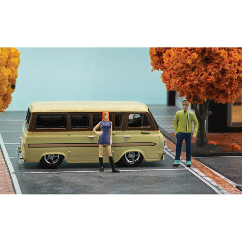 1965 Ford Falcon Club Wagon "The Daily Grind" - Diorama Alt Image 1