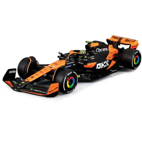 2024 McLaren F1 MCL38 w/ helmet - Norris #4 1:43 Scale Main Image