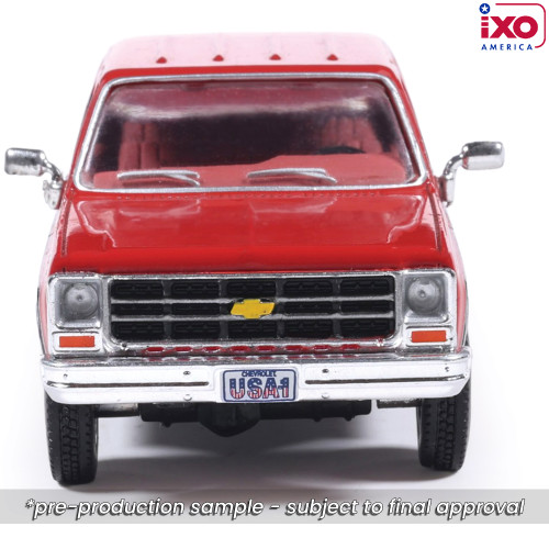 1979 Chevrolet Scottsdale K20 - Carmine Red & Dark Carmine R 1:64 Scale Alt Image 5