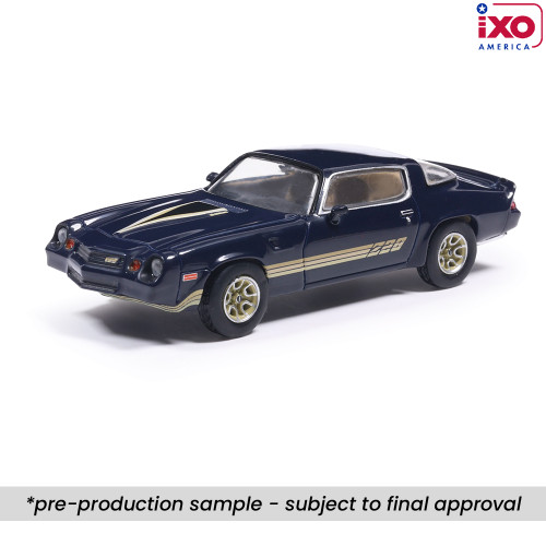 1981 Chevrolet Camaro Z28 - Dark Blue Metallic With Gold Stripes Alt Image 2