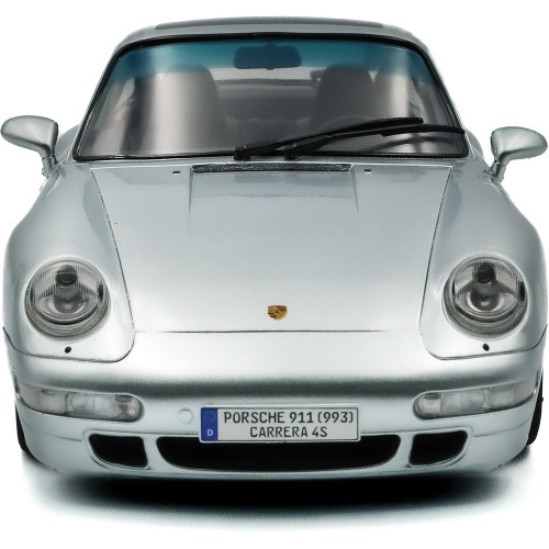 1996 Porsche 911 (993) 4S - Polar Silver 1:18 Scale Alt Image 3
