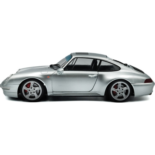 1996 Porsche 911 (993) 4S - Polar Silver 1:18 Scale Alt Image 7