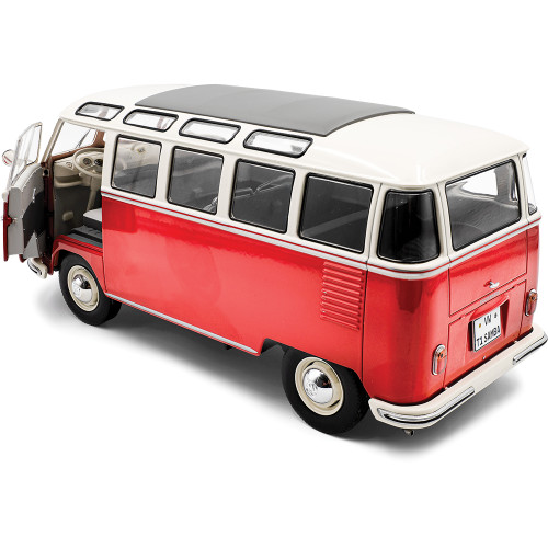 1962 Volkswagen T1 Samba - Red/White Alt Image 1