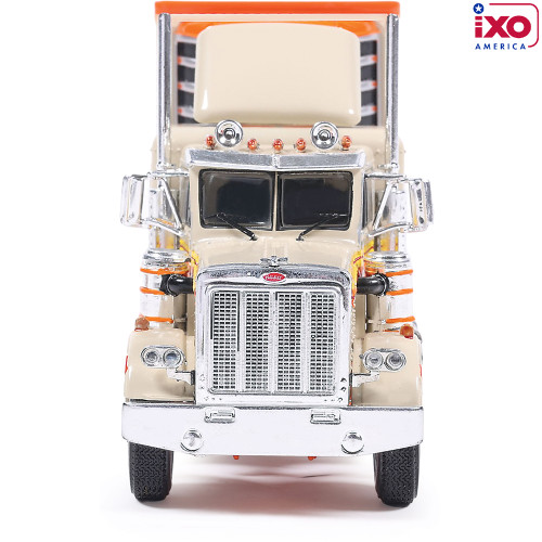 1973 Peterbilt 359 - Orange And Cream With Modern Trailer Alt Image 4