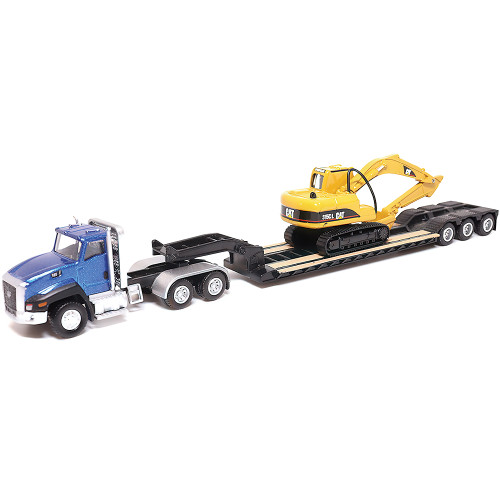 Cat CT660 Day Cab Tractor Lowboy Trailer & Caterpillar 315C L Hydraulic Excavator 1:87 Scale Main Image