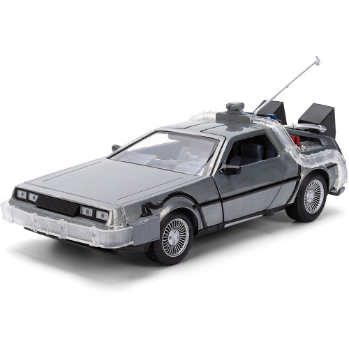 Back to the Future 40th Anniversary DeLorean Time Machine w/Doc Brown's Truck Main Image