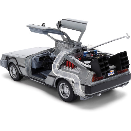 Back to the Future 40th Anniversary DeLorean Time Machine w/Doc Brown's Truck Alt Image 1