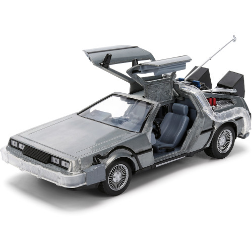 Back to the Future 40th Anniversary DeLorean Time Machine w/Doc Brown's Truck Alt Image 2