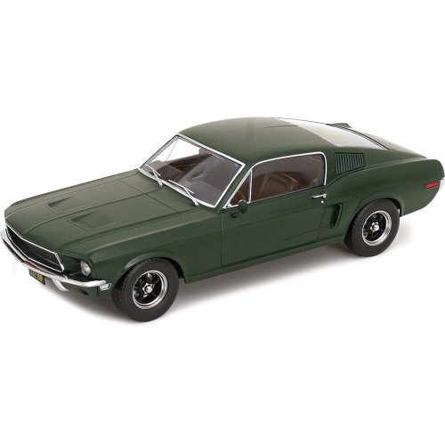 1968 Ford Mustang GT Fastback - Dark Green 1:18 Scale Main Image