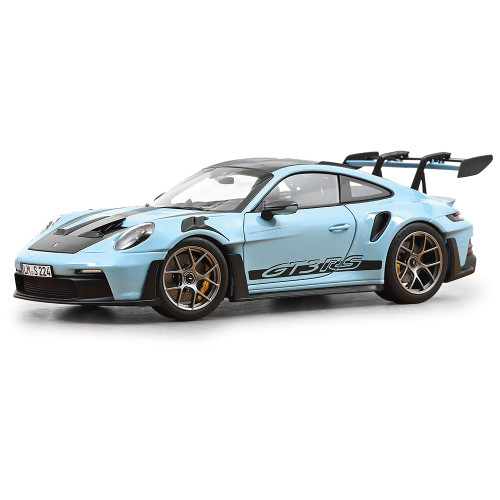 2022 Porsche 911 GT3 RS w/Weissach Pack - Light Blue 1:18 Scale Main Image