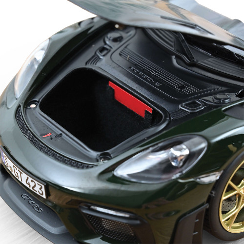 2023 Porsche Cayman GT4 RS w/Weissach Pack - Green 1:18 Scale Alt Image 5