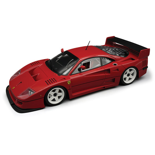1996 Ferrari F40 LM Press Car - Red with White wheels 1:18 Scale