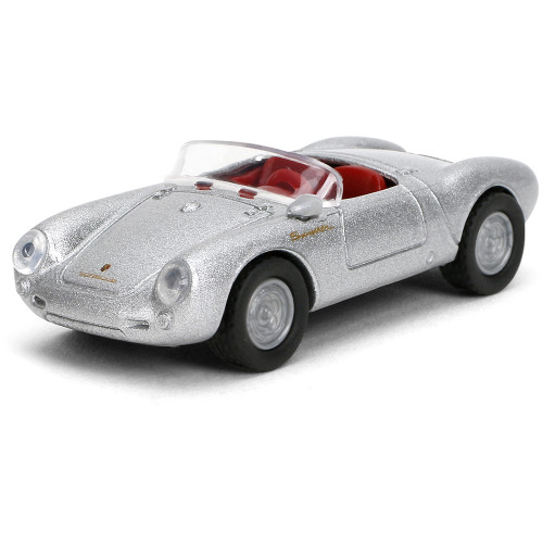 1955 Porsche 550 Spyder - Silver 1:64 Scale Main Image