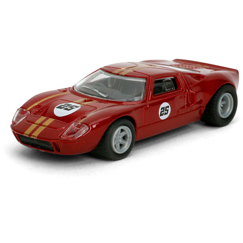 1965 Ford GT40 Mk1 - Red #25 1:64 Scale Main Image