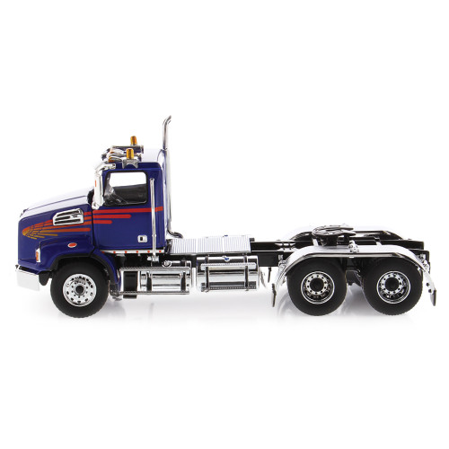 Western Star 4700 SBFA Tandem Day Cab - Blue 1:50 Scale Alt Image 4