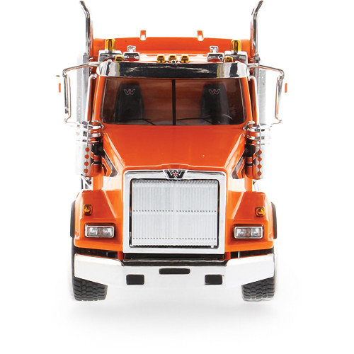 Western Star 4900 SB 40" Sleeper Tandem Tractor - Metallic Orange with Black Accent Stripes Alt Image 5