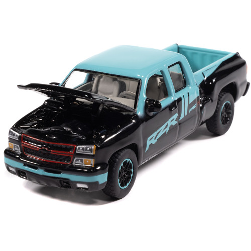 2006 Chevy Silverado Extended Cab/Stepside Polaris - Black Crystal & Radiant Green Alt Image 1