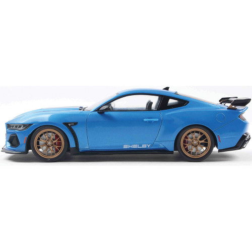 2025 Shelby Mustang Super Snake - Grabber Blue 1:18 Scale Alt Image 8