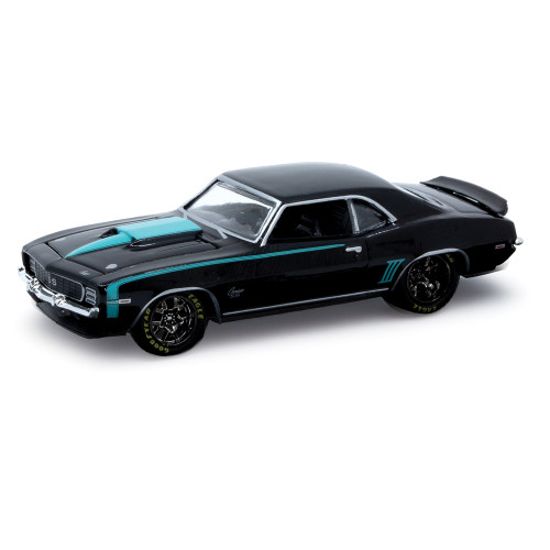 1969 Chevrolet Camaro SS/RS 396 - Black 1:64 Scale Main Image