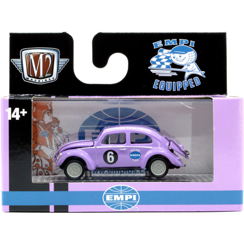 1956 VW Beetle Deluxe USA Model - #6 1:64 Scale Alt Image 2