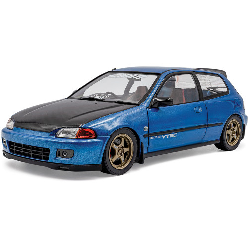 1991 Honda Civic (EG6) Solido Works - Cobalt Blue Pearl Main Image