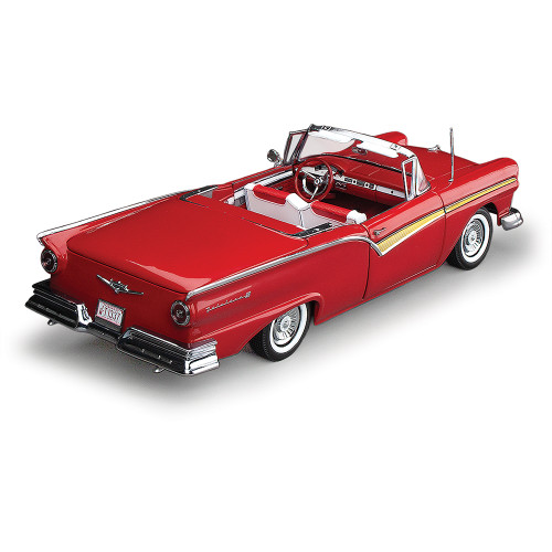 1957 Ford Fairlane 500 Skyliner-Flame Red 1:18 Scale Alt Image 2